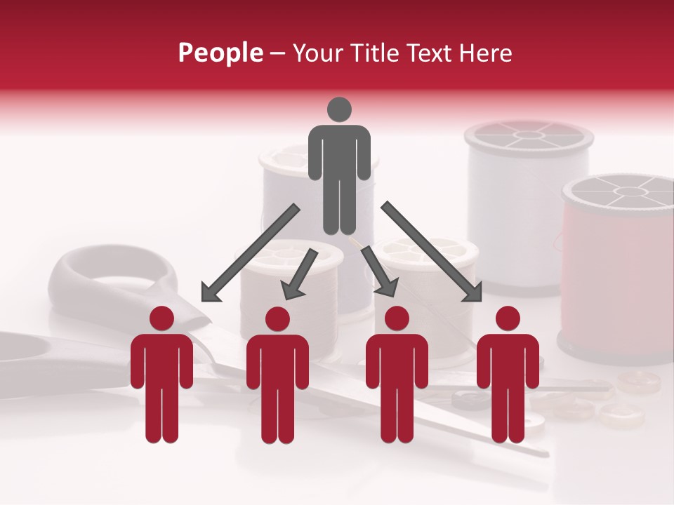 Buttons Supply Measure PowerPoint Template