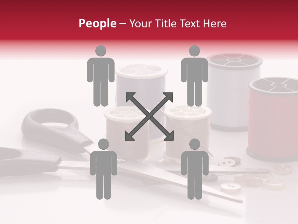 Buttons Supply Measure PowerPoint Template