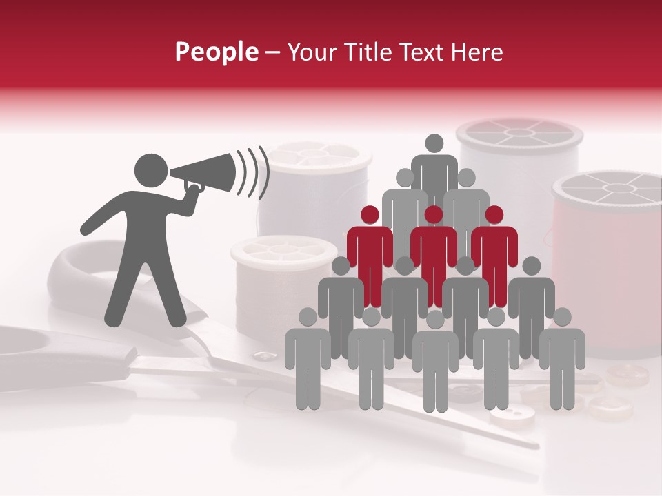 Buttons Supply Measure PowerPoint Template