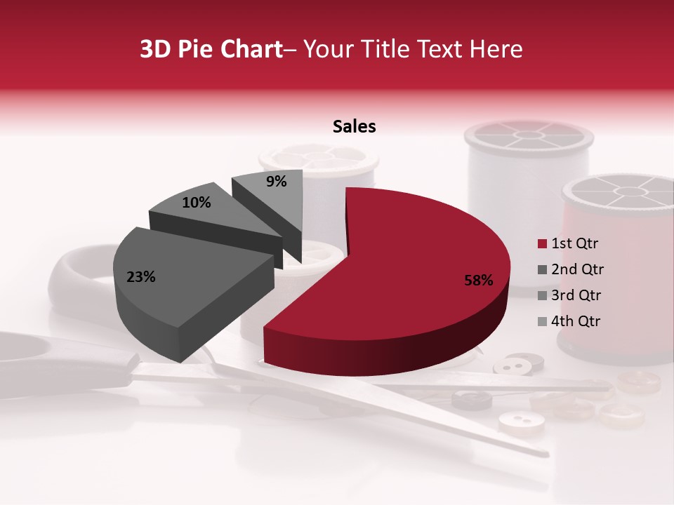 Buttons Supply Measure PowerPoint Template