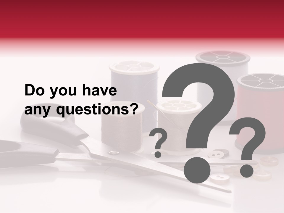 Buttons Supply Measure PowerPoint Template