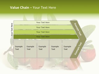 Leaf Waxberry Gourmet PowerPoint Template