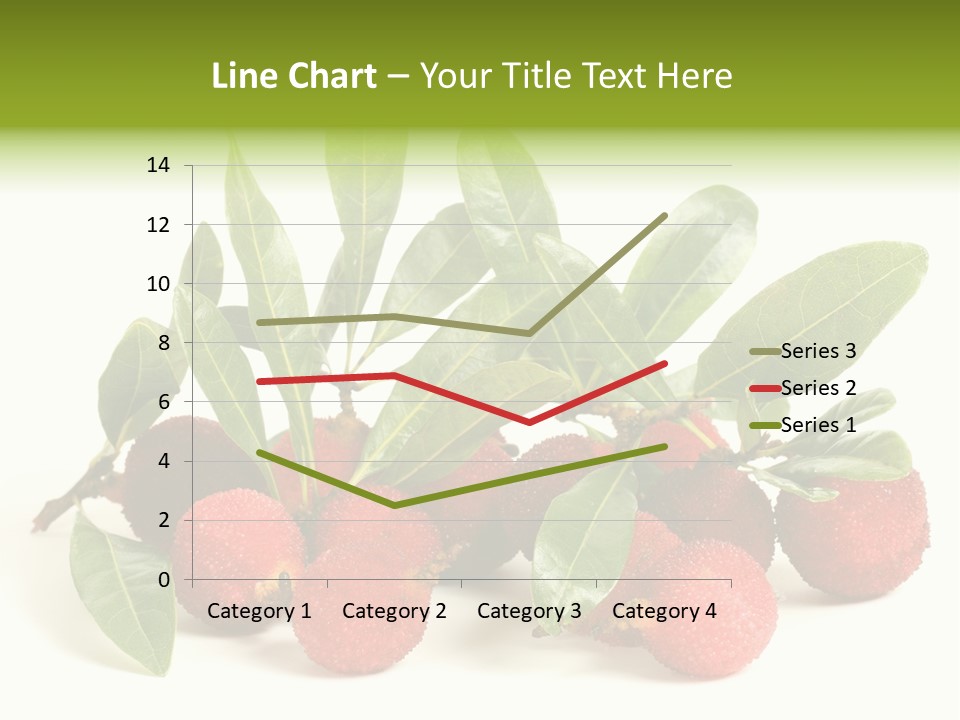 Leaf Waxberry Gourmet PowerPoint Template