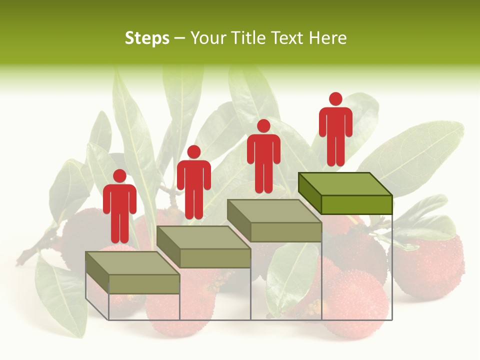 Leaf Waxberry Gourmet PowerPoint Template