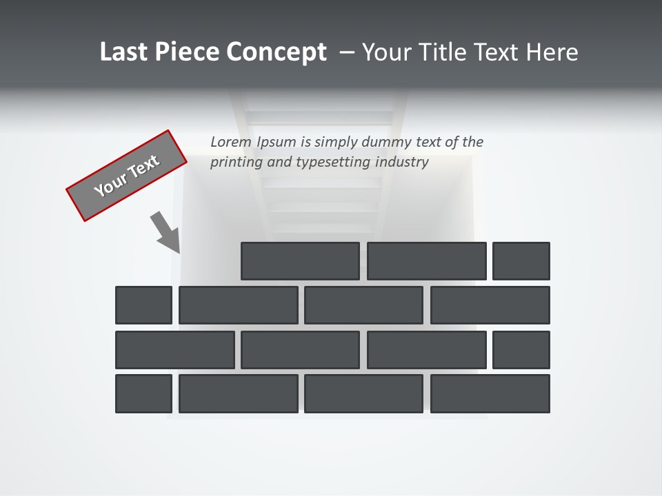 Depression Climb Design PowerPoint Template