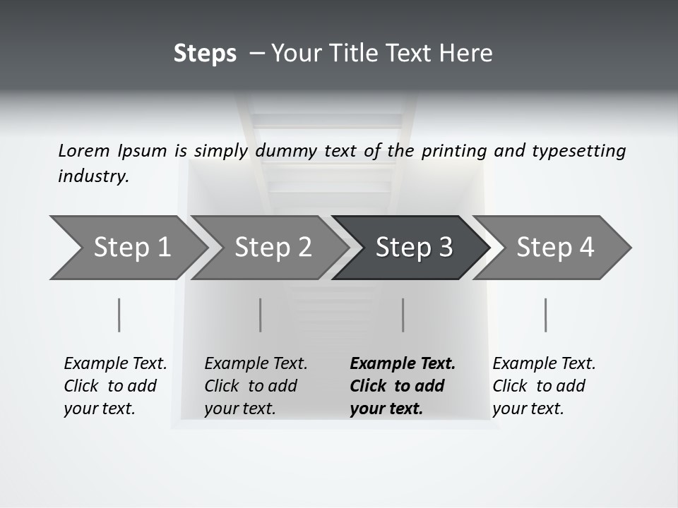 Depression Climb Design PowerPoint Template