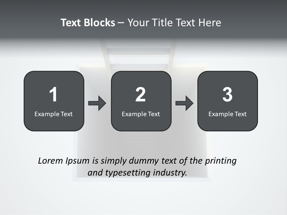 Depression Climb Design PowerPoint Template