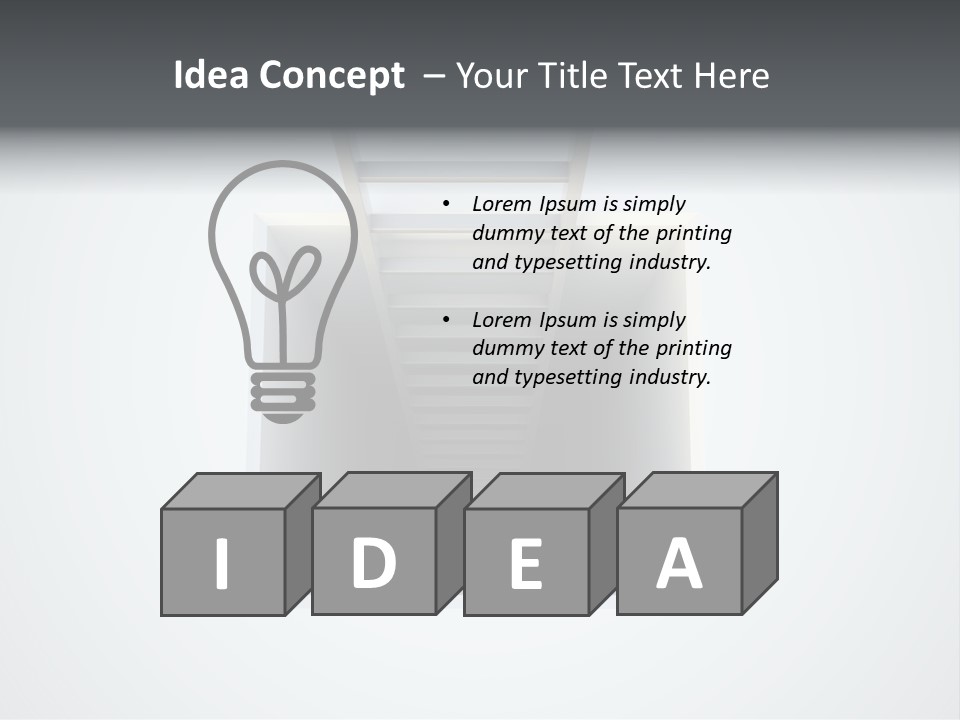 Depression Climb Design PowerPoint Template