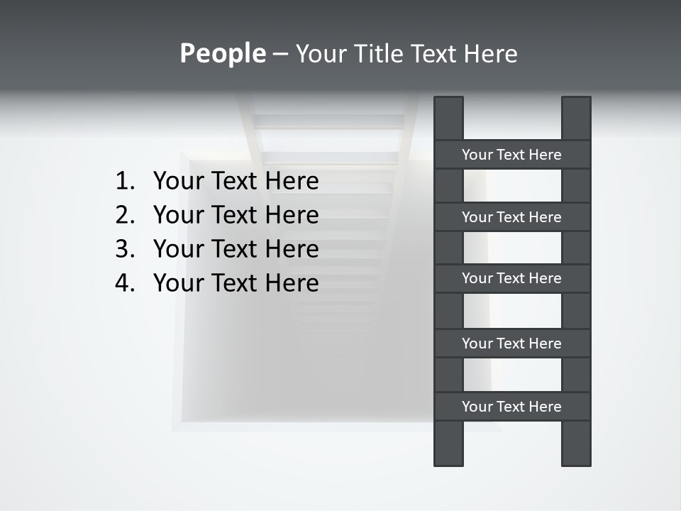Depression Climb Design PowerPoint Template