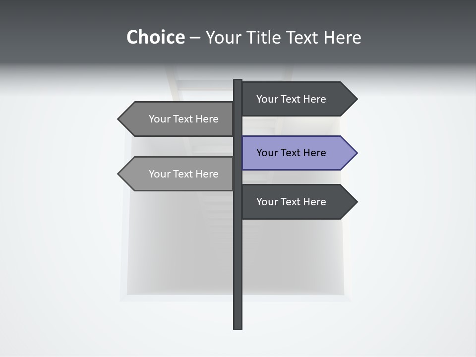 Depression Climb Design PowerPoint Template