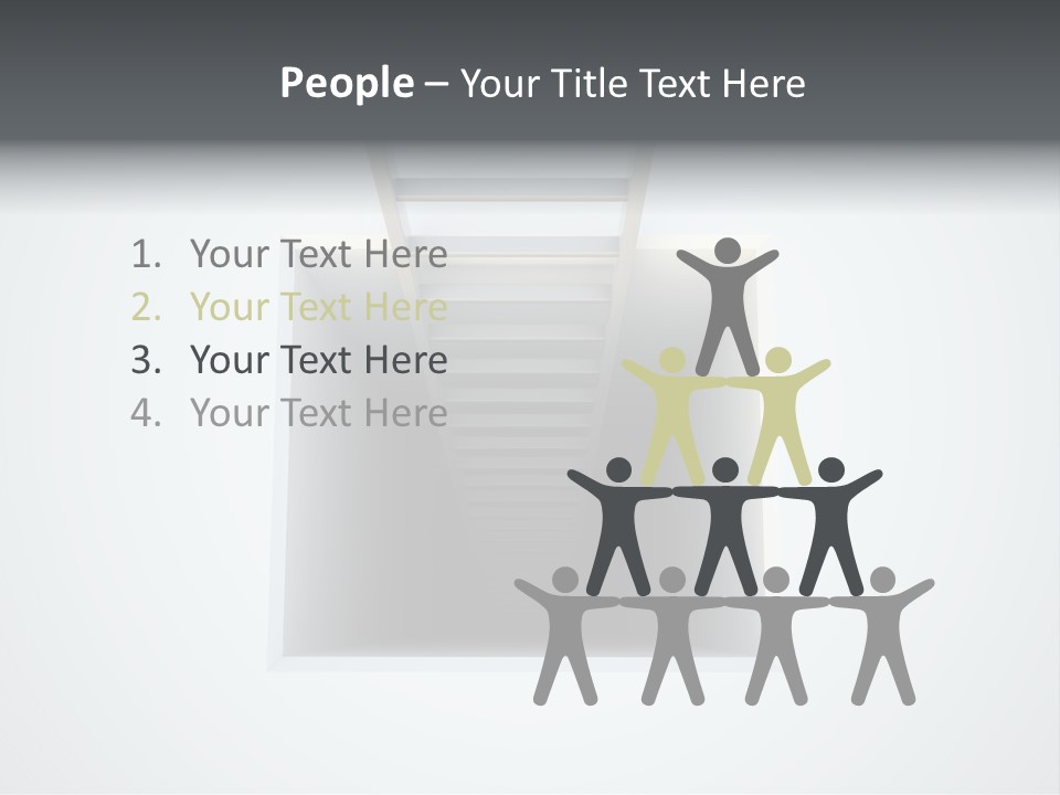 Depression Climb Design PowerPoint Template