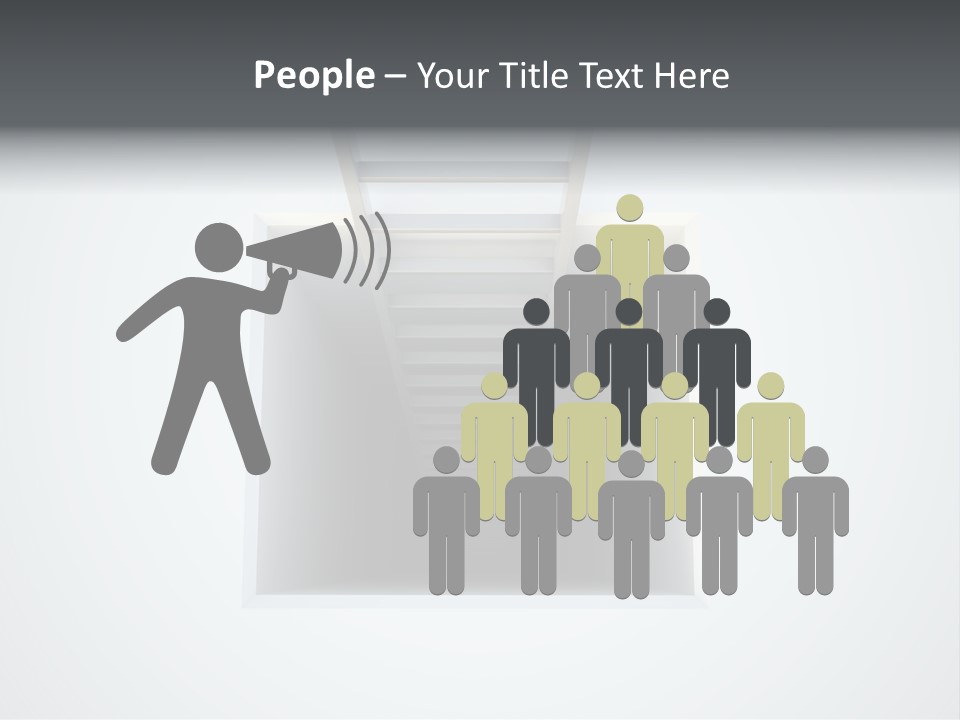 Depression Climb Design PowerPoint Template