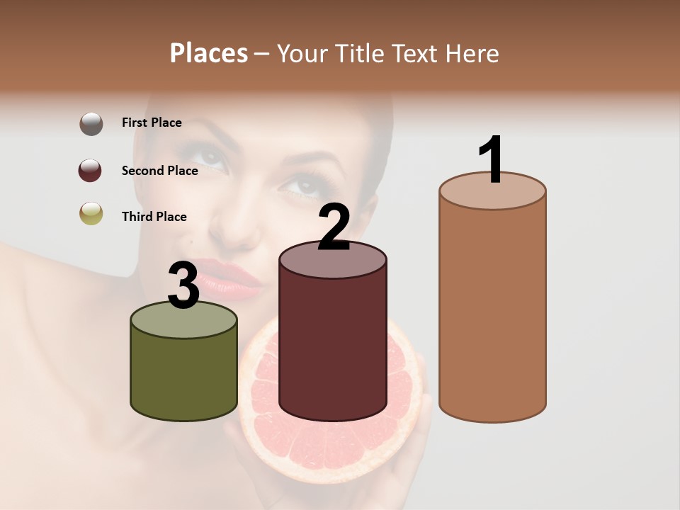 Yummy Lips Eat PowerPoint Template