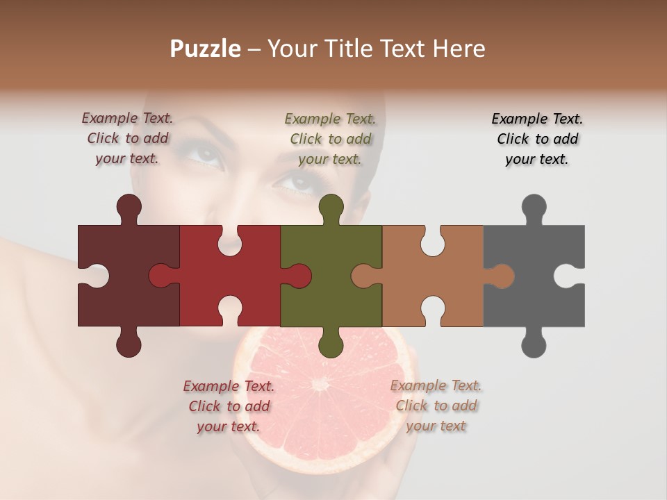 Yummy Lips Eat PowerPoint Template
