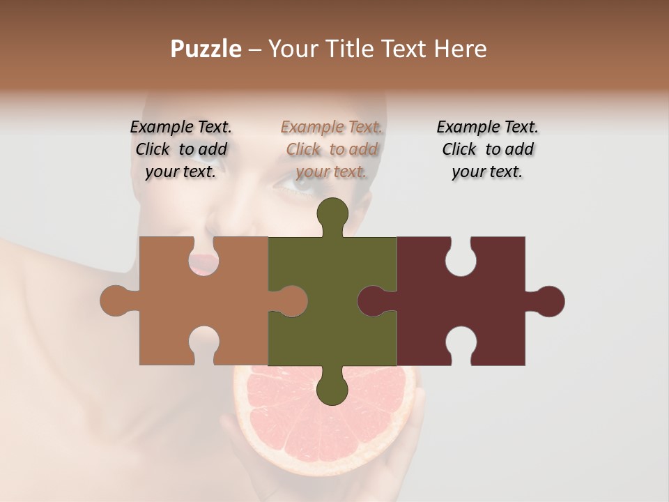 Yummy Lips Eat PowerPoint Template