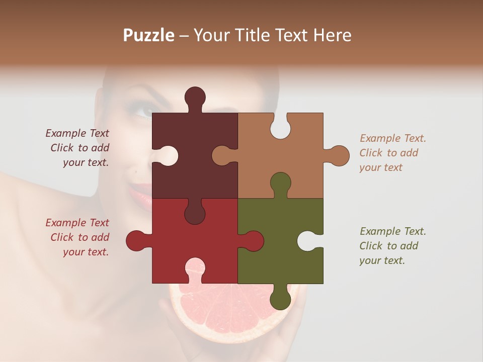 Yummy Lips Eat PowerPoint Template