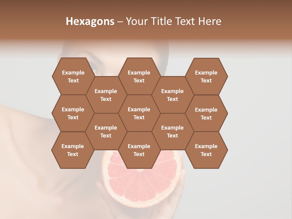 Yummy Lips Eat PowerPoint Template