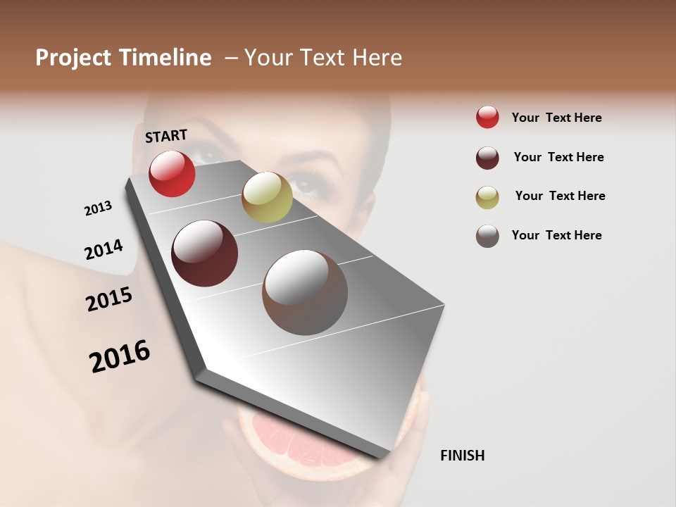 Yummy Lips Eat PowerPoint Template