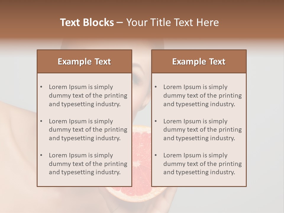 Yummy Lips Eat PowerPoint Template