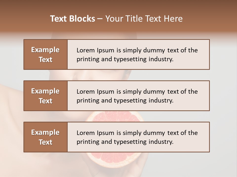 Yummy Lips Eat PowerPoint Template