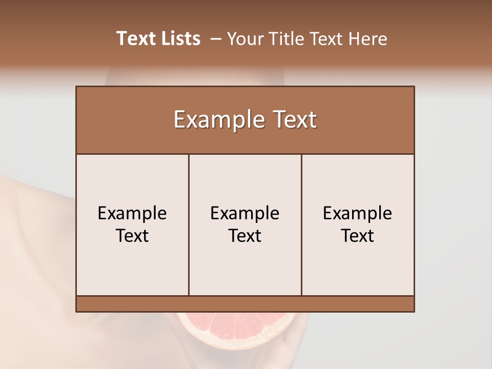Yummy Lips Eat PowerPoint Template