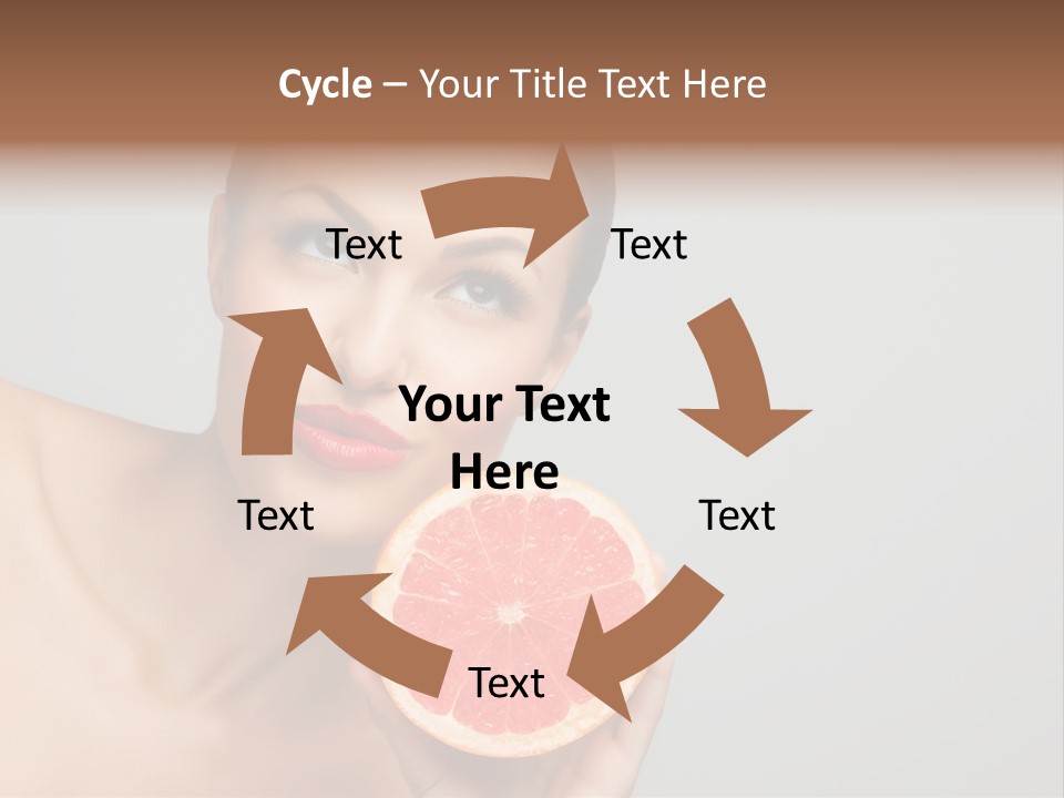 Yummy Lips Eat PowerPoint Template