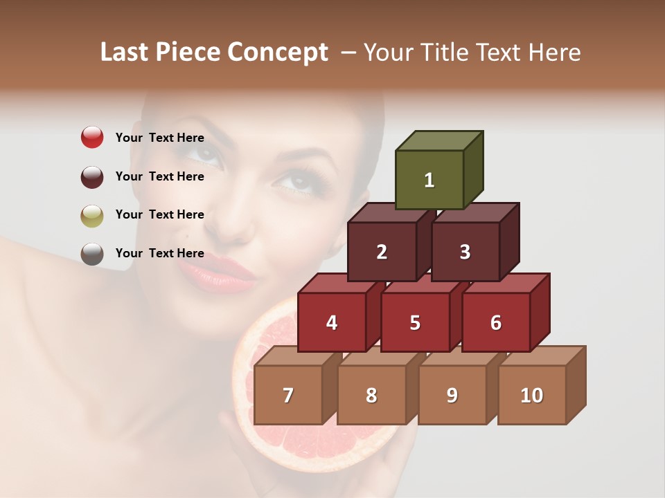 Yummy Lips Eat PowerPoint Template