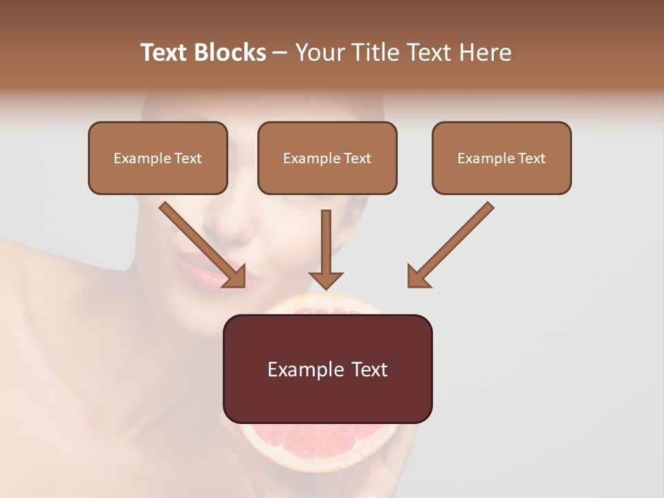 Yummy Lips Eat PowerPoint Template