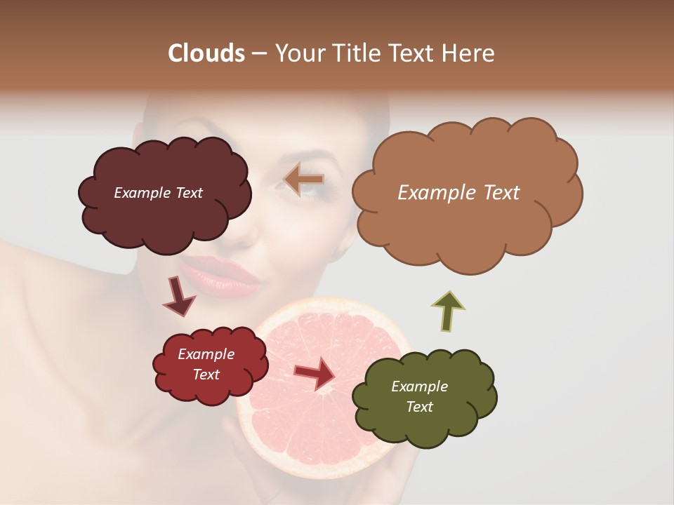 Yummy Lips Eat PowerPoint Template