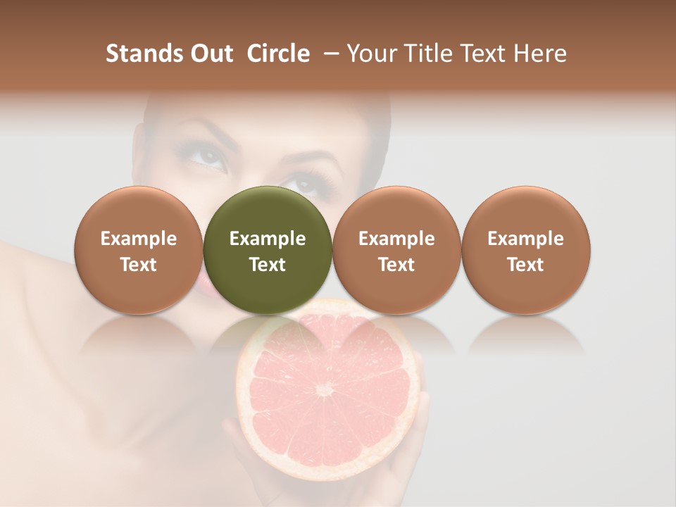 Yummy Lips Eat PowerPoint Template
