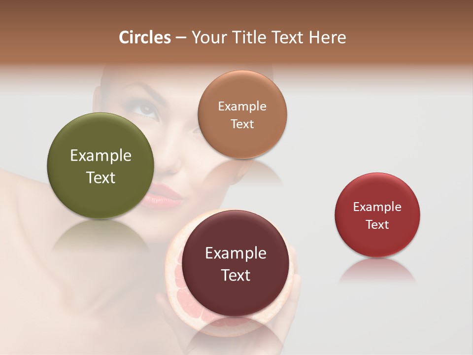 Yummy Lips Eat PowerPoint Template