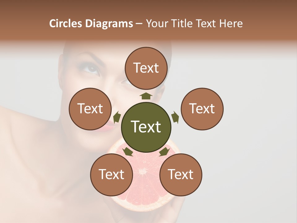 Yummy Lips Eat PowerPoint Template