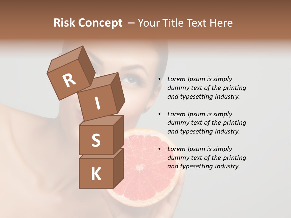 Yummy Lips Eat PowerPoint Template
