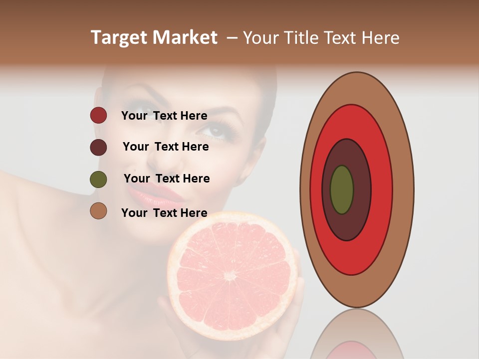 Yummy Lips Eat PowerPoint Template