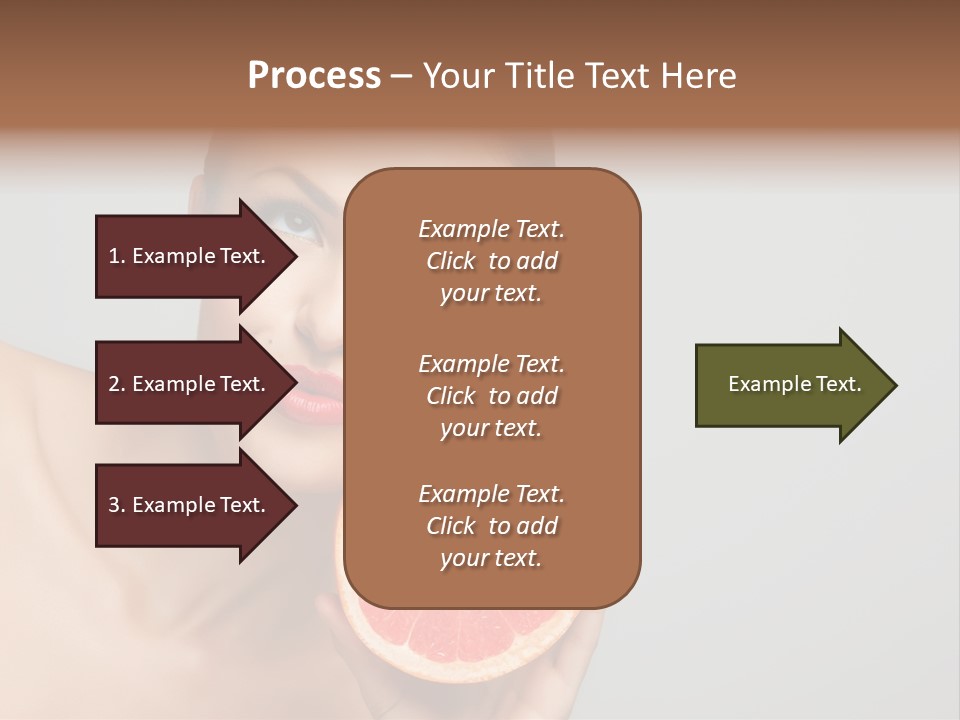 Yummy Lips Eat PowerPoint Template