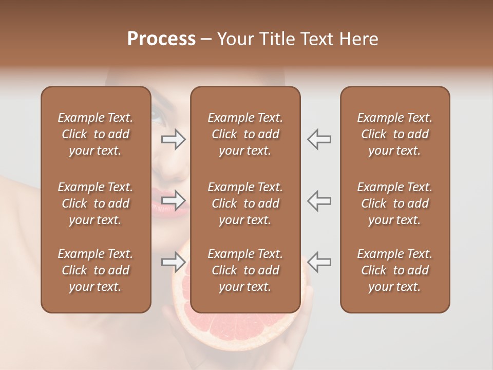 Yummy Lips Eat PowerPoint Template