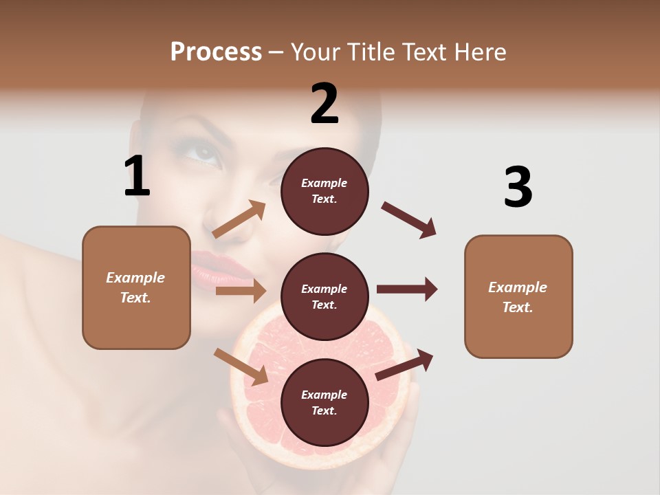 Yummy Lips Eat PowerPoint Template