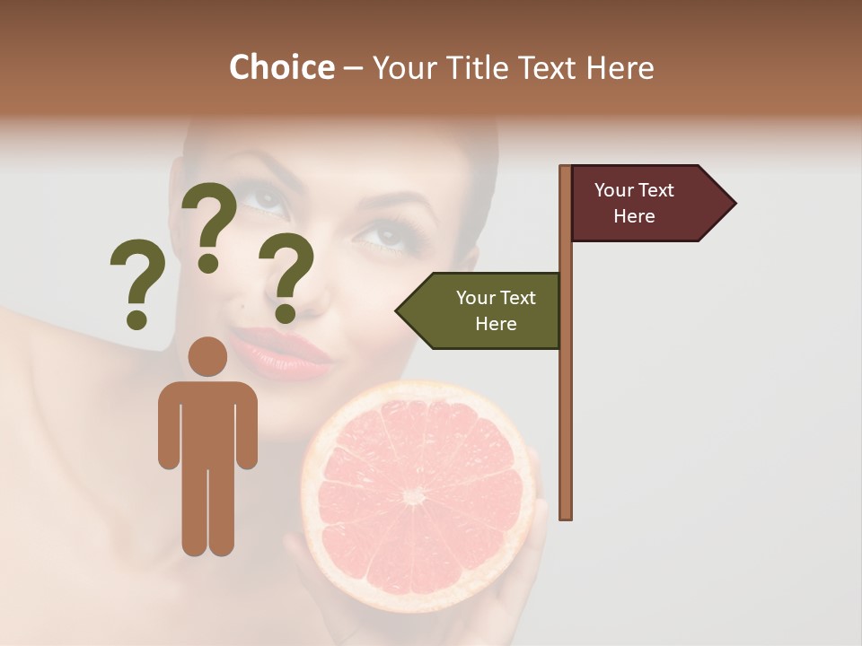 Yummy Lips Eat PowerPoint Template