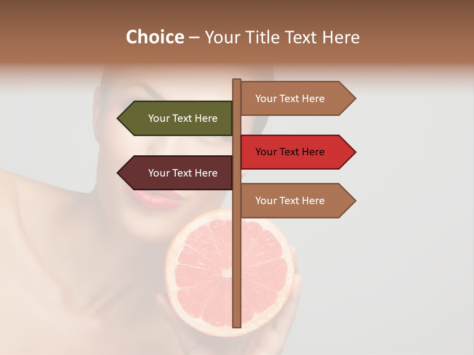 Yummy Lips Eat PowerPoint Template
