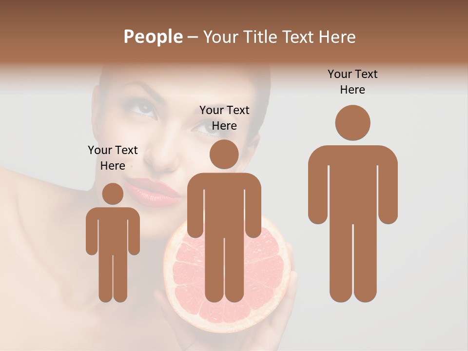 Yummy Lips Eat PowerPoint Template