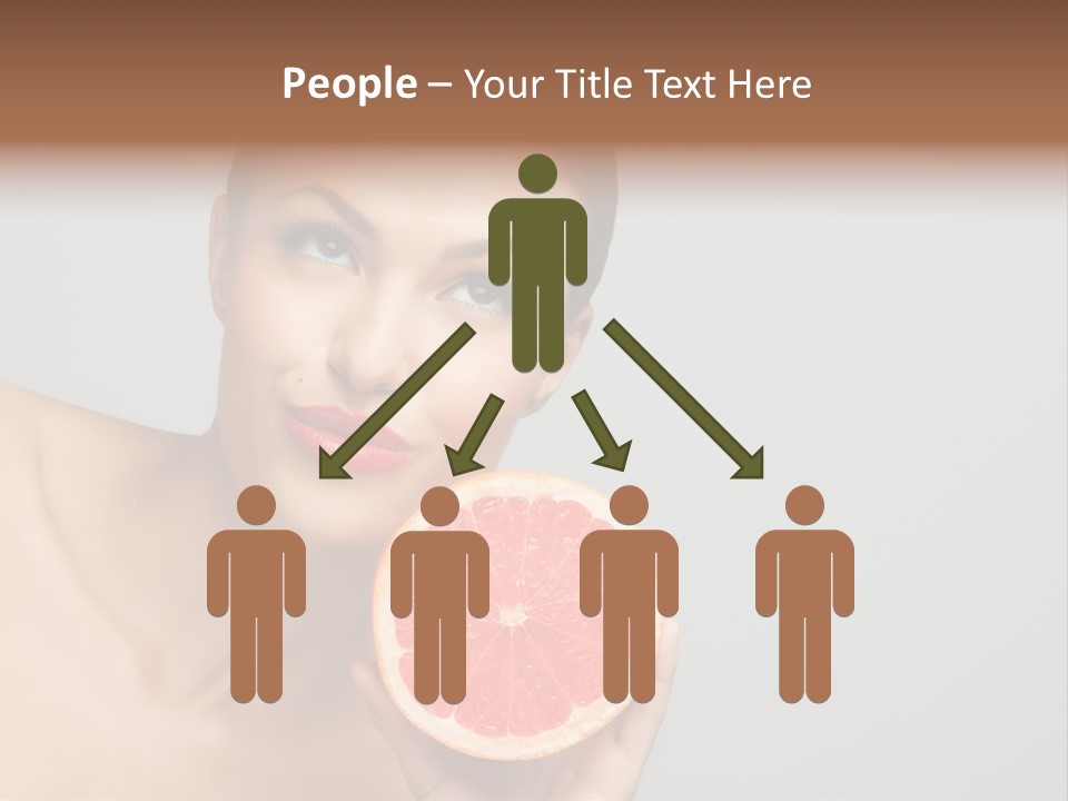 Yummy Lips Eat PowerPoint Template