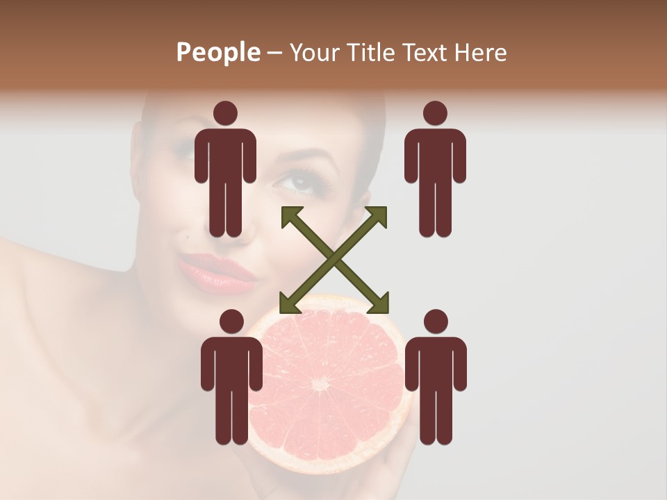 Yummy Lips Eat PowerPoint Template