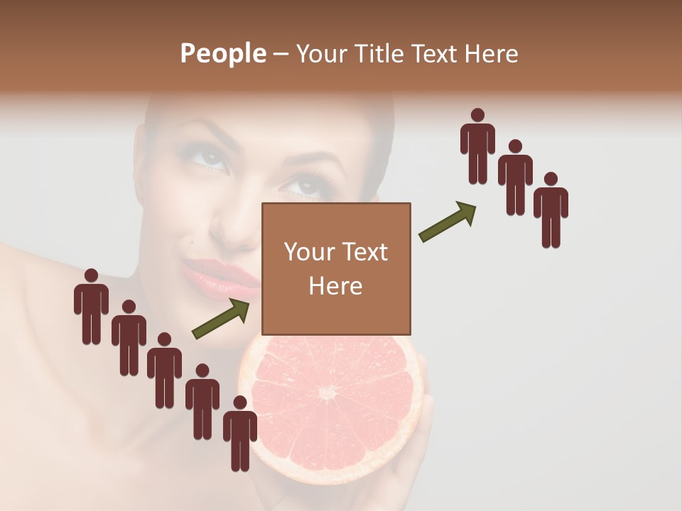Yummy Lips Eat PowerPoint Template