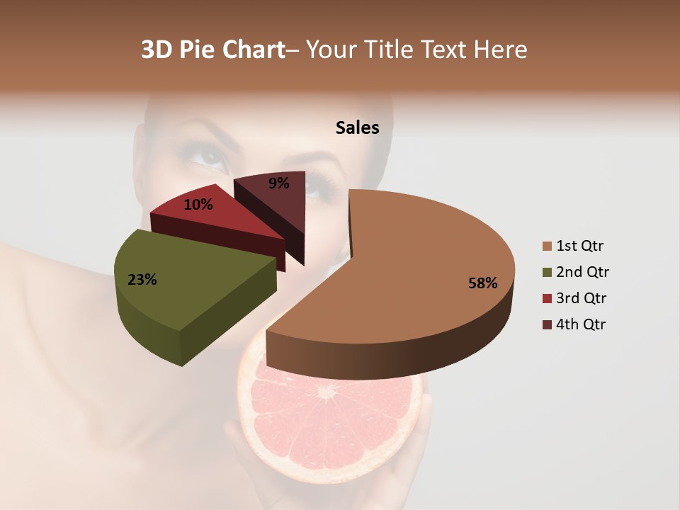 Yummy Lips Eat PowerPoint Template
