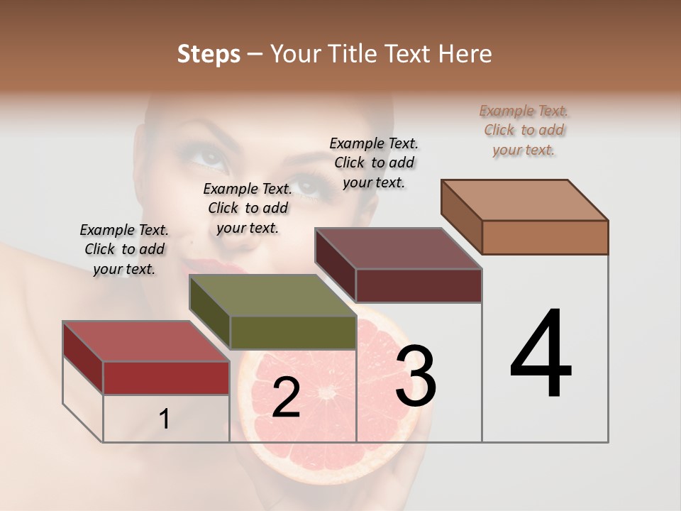 Yummy Lips Eat PowerPoint Template