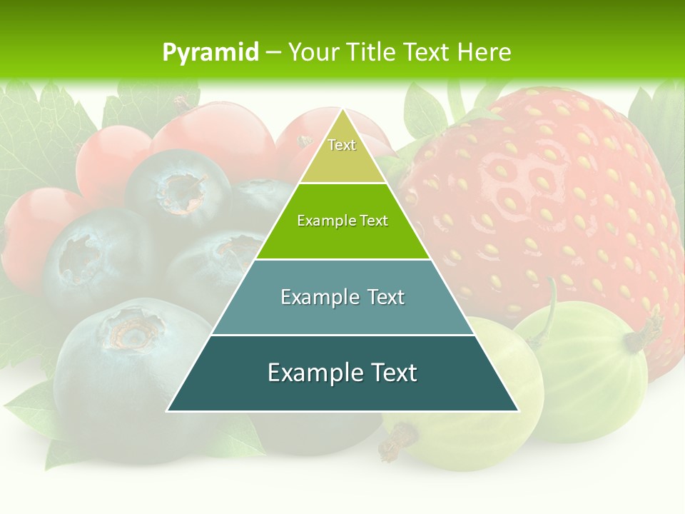 White Seeds Blue PowerPoint Template