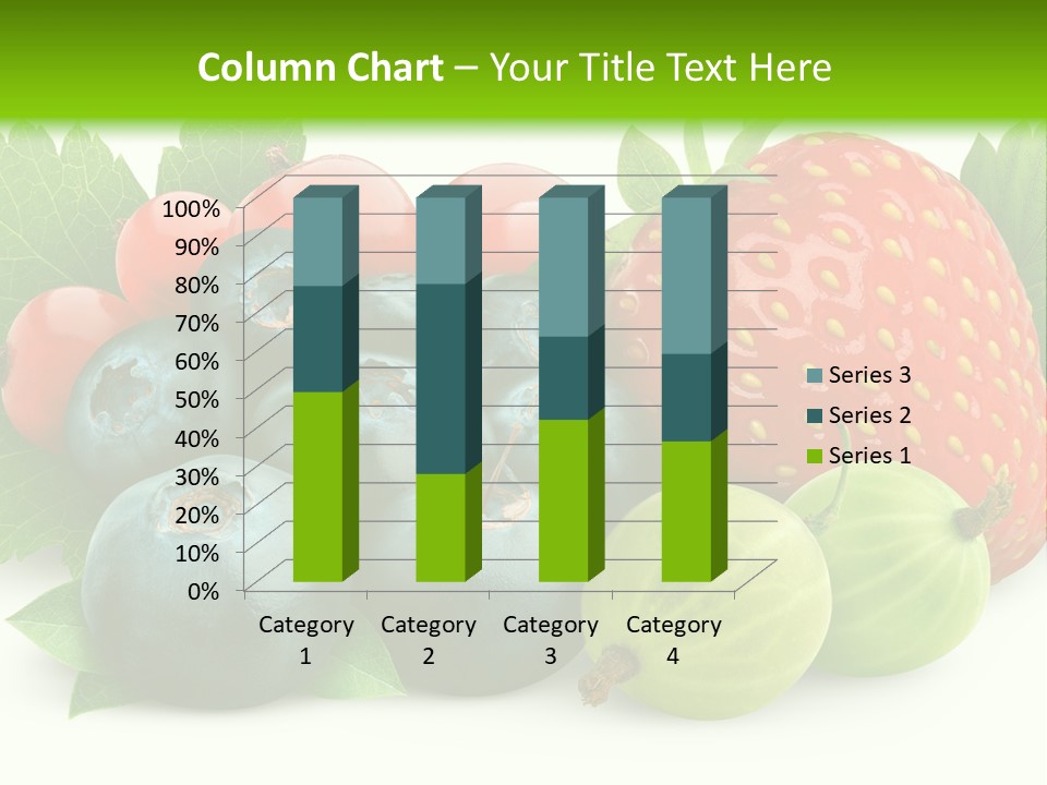 White Seeds Blue PowerPoint Template