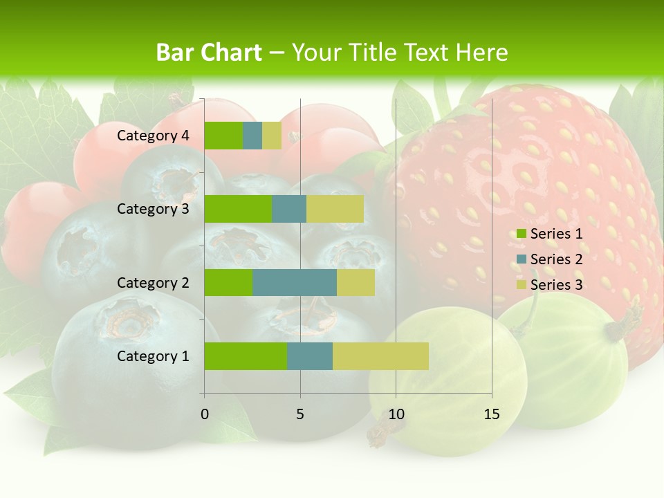 White Seeds Blue PowerPoint Template