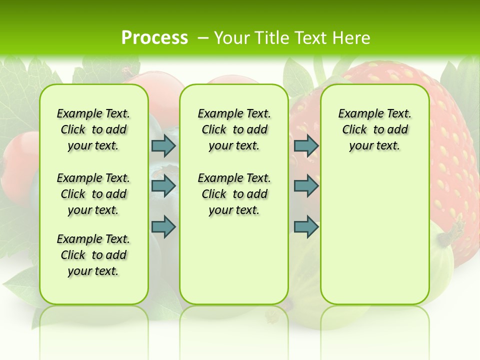 White Seeds Blue PowerPoint Template