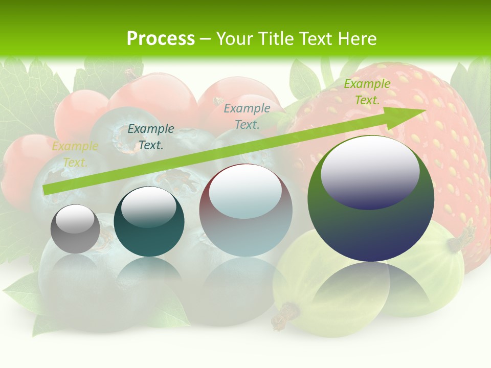 White Seeds Blue PowerPoint Template